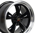 17 Replica Wheel FR01 Fits Ford Mustang Bullitt Rim 17x8 Black Wheel