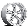 American Racing Vintage Aluminum Rim VN515 TORQ THRUST II 1 PC 17X7in Polished Finish, VN5157761