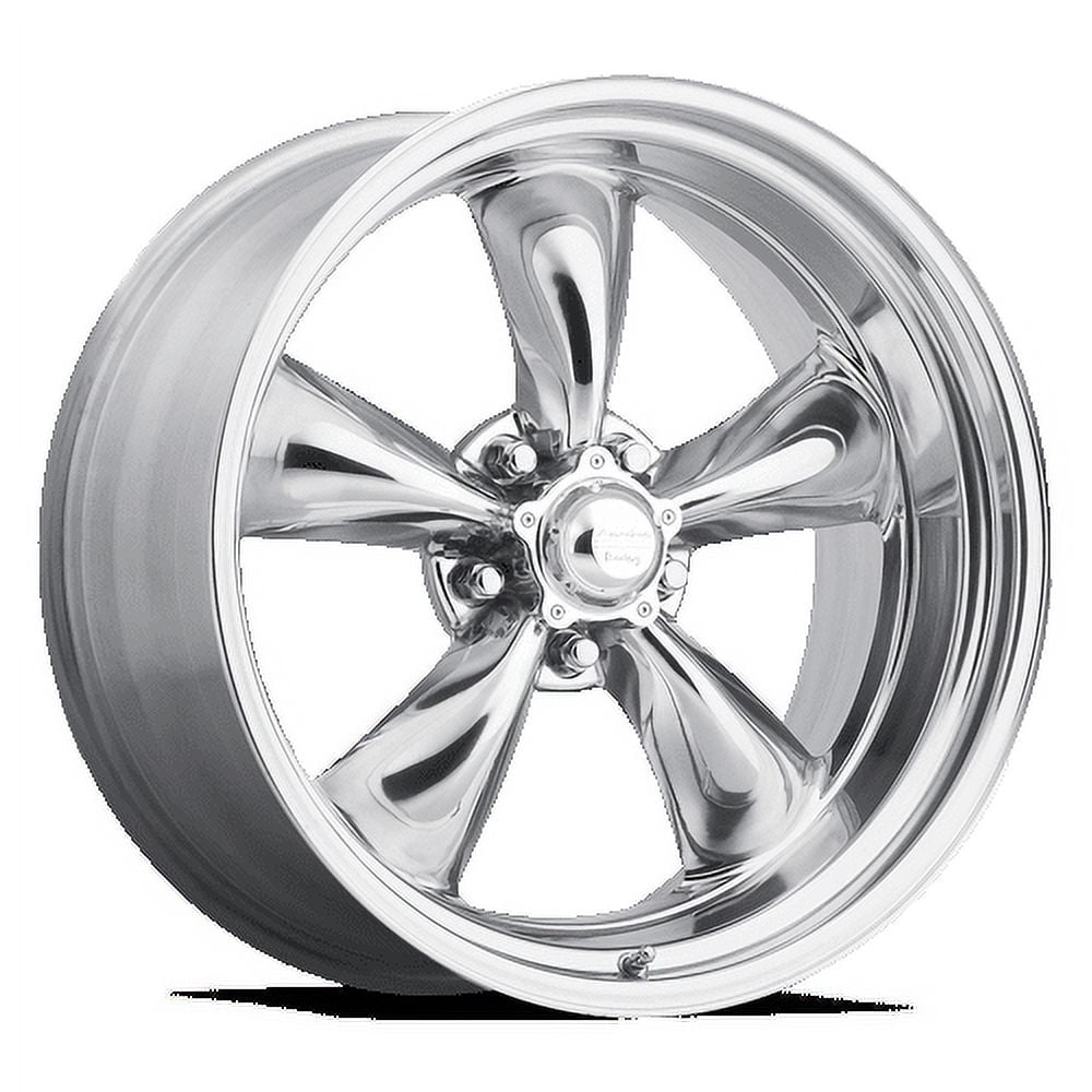 American Racing Vintage Aluminum Rim VN515 TORQ THRUST II 1 PC 14X7in Polished Finish, VN5154765