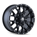 17x9 Mayhem Warrior Matte Black Wheel 5x5/5x5.5 (18mm)