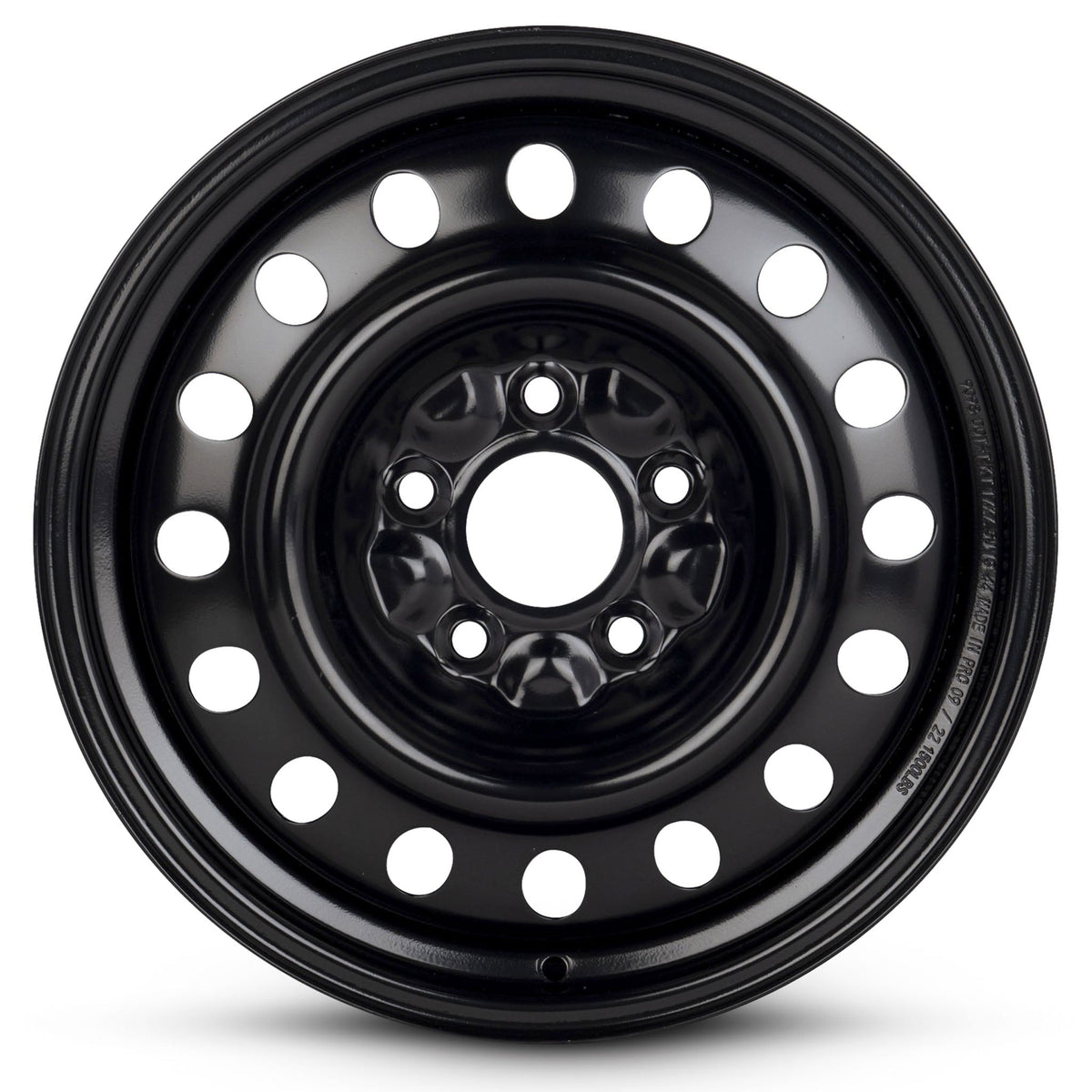 For 2017-2024 Chrysler Pacifica 17 Inch Painted Black Rim - OE Direct Replacement - Road Ready Vehicle Wheel