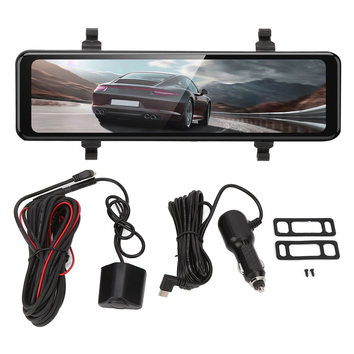 2024 Interior Camcorder 11in IPS Touch Screen Front Back Driving Camcorder Low light Vision Parking Assistant