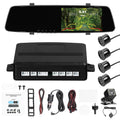 1080p DVR Car Camcorder with 4 Parking Detector Reverse Radars Red
