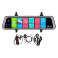 Mirror 10in Touchscreen 4G WIFI Loop Recording Superior Detector Driving Recorder D70