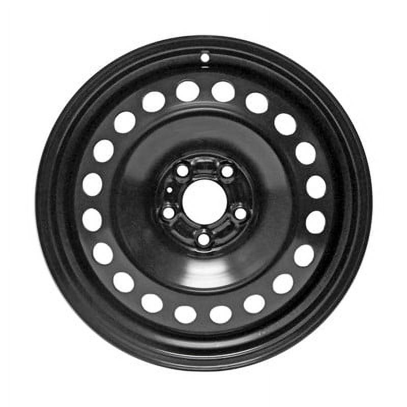 KAI 17 X 7 New Steel Wheel Replica, Black, Fits 2014-2020 Jeep Cherokee