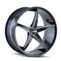 Touren Tr70-3270 18X8 5X120 35Et 74.1Cb Black/Milled Spokes