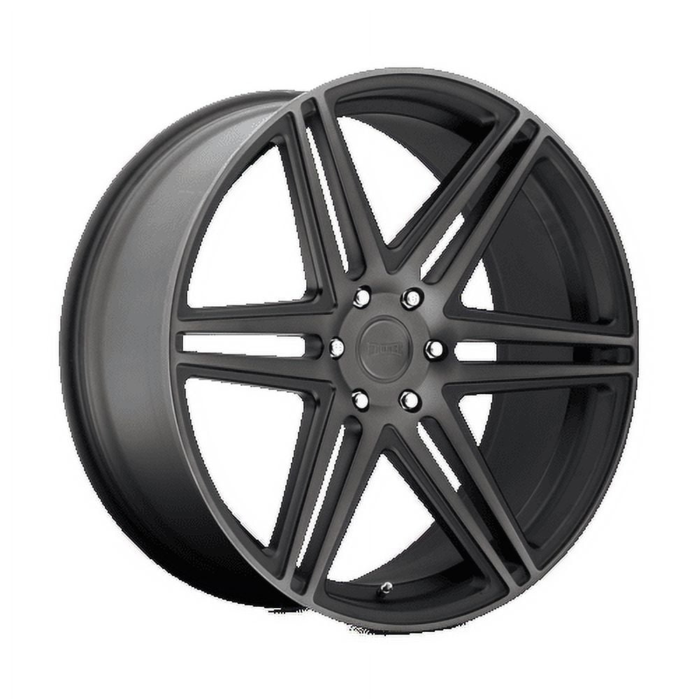 DUB 1PC Aluminum Rim S123 SKILLZ 24X10in Matte Black Double Dark Tint Finish, S123240077+30