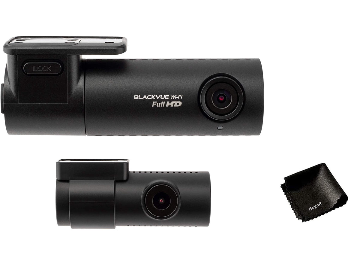BlackVue DR590X-2CH with 32GB microSD Card | Full HD Wi-Fi Dashcam | Parking Mode Support with Hogor Camera lens Cloth