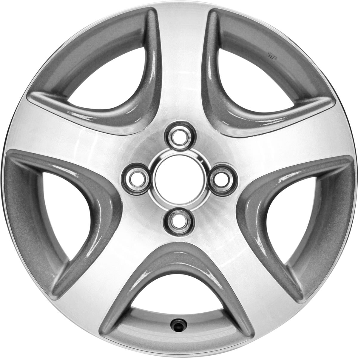 New Aluminum Wheel Rim 15 inch Fits 2004-2005 Honda Civic 15X6 4 Display 100mm Display 5 Spoke