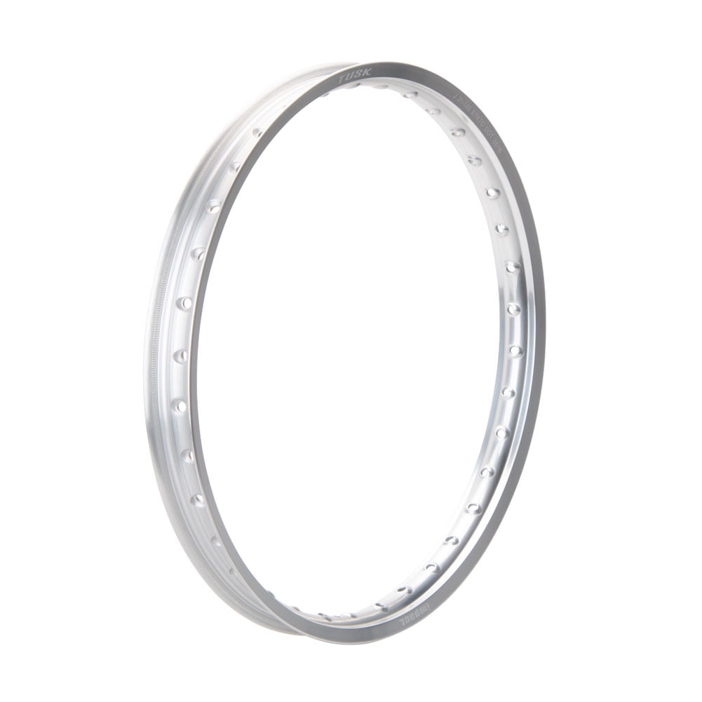 Tusk Impact Rim - Front 36 Spoke Hole, 21 x 1.6 Silver For YAMAHA YZ125 1992-2022