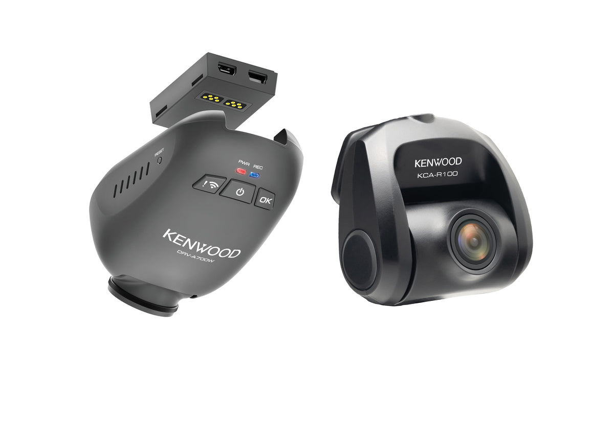Kenwood DRV-A700WDP Broad Quad HD Front Recorder w/ 1080P Back Lens System