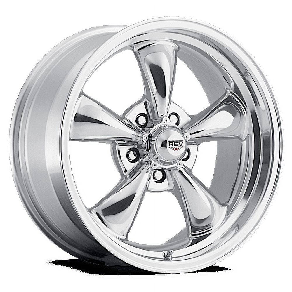 REV Wheels 100P-7706500 100 Series- 17x7 - 4 bs - 5x4.5/5x114.3 -Polished