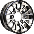 Aluminum Trailer Wheel 16X6 16 X 6 8 Lug 6.5 Center A1411 Black Rim