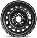 Wheel For 2017-2018 Kia Forte 15 inch Black 5 Lug Steel Rim Fits R15 Tire