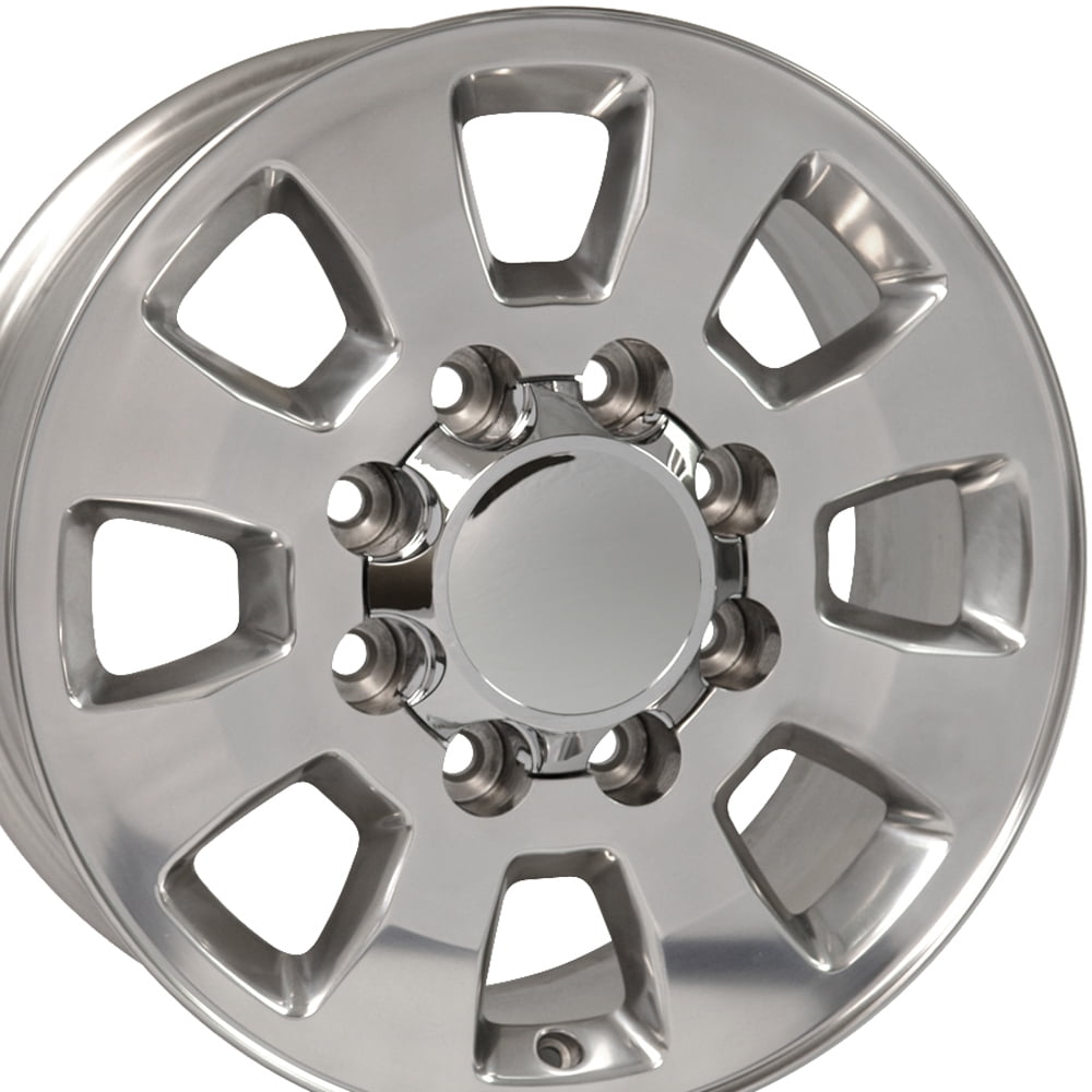 New 18 inch Aluminum Wheel for 01-06 GMC Sierra 2500 Polished Silver Rim