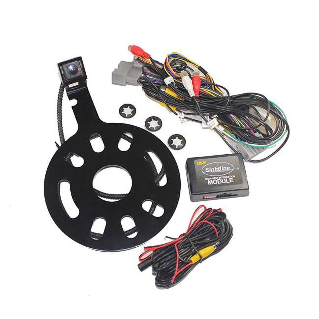 Crux Rear-View & VIM Integration with Spare Tire Mount Camcorder for Jeep Wrangler 2007- 2016