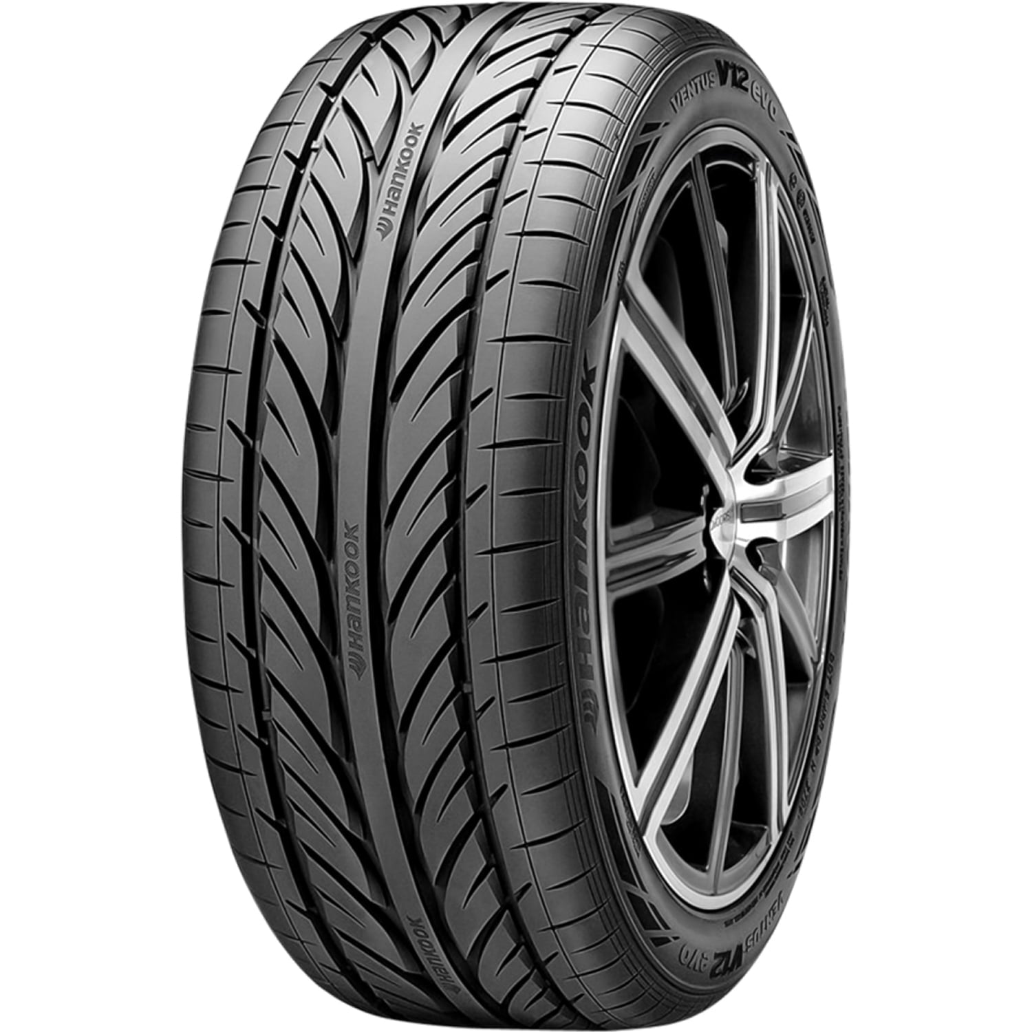Hankook Ventus V12 Evo 245/45R18 ZR 100Y XL (QZ) Superior Performance Tire Fits: 2016-23 Chevrolet Malibu LT, 2009-14 Acura TL SH-AWD