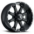Raceline 991B-ASSAULT 16 Cast Aluminum Wheel, ASSAULT BLACK 16X8 5X5.5 0mm (4.5 B/S)