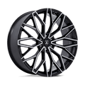 Asanti Black Cast Aluminum Wheel AB050 22x9.5 6x135 G-BLK-MCH 25mm, AB050BD22956325