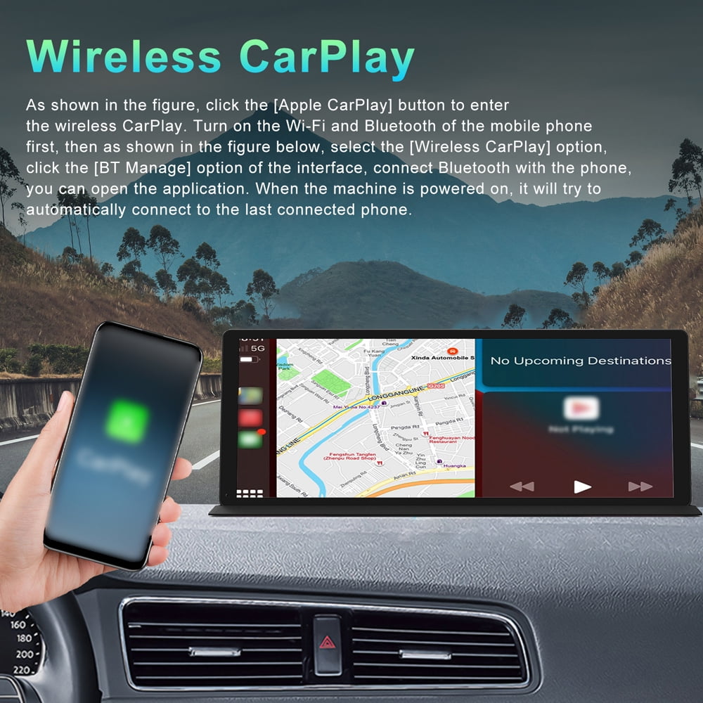 Car Camera,Carauto 4k Screen Mp5 Player 11.3in Clear Player 1080p Lens Screen Automobile 1080p Vehicle Ideal Car4k Clear Mp5 1080p Qisuo