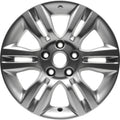 Kai 16 X 7 New Aluminum Alloy Wheel Replica, All Painted Silver, Fits 2010 - 2013 Altima
