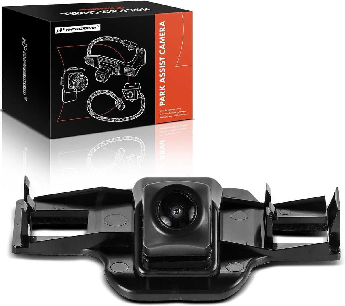 A-Premium Park Assist Lens Back Perspective Backup Reverse Camcorder Compatible with Select Toyota Models - 2015 2016 Venza - Replace# 86790-0T020