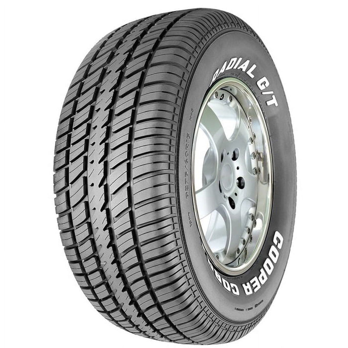 Cooper Cobra Radial G/T 275/60R15 107 Screen Tire. Fits: 1990-92 Chevrolet C1500 WT, 1990-92 GMC C1500 Sierra SLX