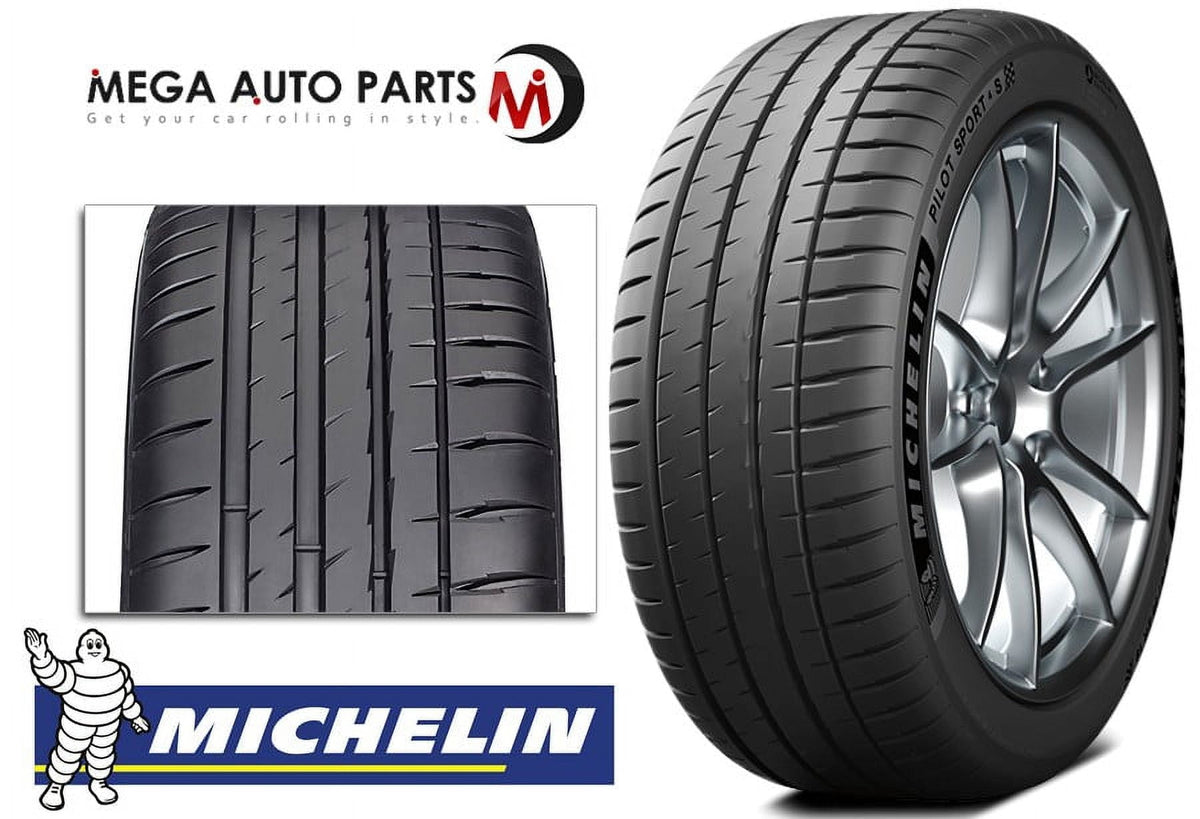 Michelin Pilot Sport 4 245/40ZR18 (97Y) XL Fits: 2006-16 Mercedes-Benz E350 4Matic, 2016-22 Subaru Impreza Base