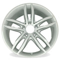 17 Single 17x7.5 Front Silver Wheel For Mercedes-Benz C-Class C250 C300 C350 2012-2014 OEM Grade Replacement Rim