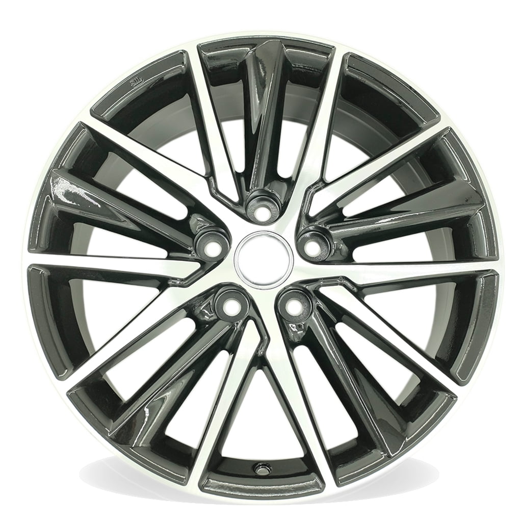18 NEW Single 18x8 Machined Black Wheel For 2021 2022 TOYOTA CAMRY OEM Standard Replacement Rim