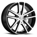 Raceline 145M-ENCORE 17 Cast Aluminum Wheel, ENCORE BMF 17X7.5 4X100/4X108 +40mm Fits select: 2009-2011 FORD FOCUS SE, 2016-2017 HYUNDAI ACCENT Refurbished
