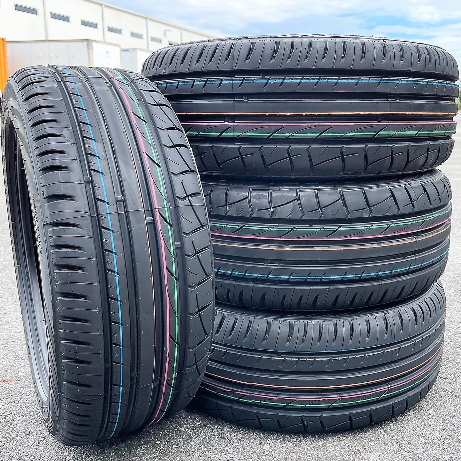 Set of 4 (FOUR) Premiorri Solazo Second-hand Plus 225/45R17 91W Premium Performance Tires Fits: 2017-19 Chevrolet Cruze Diesel, 2021 Toyota Corolla Second-hand