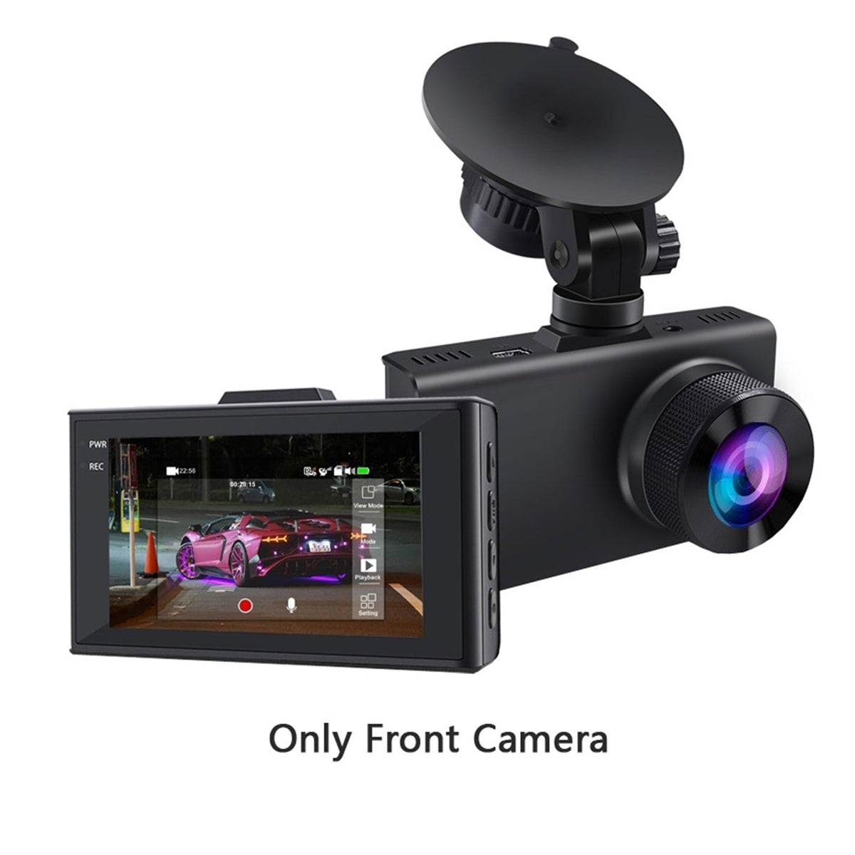 Full HD 2K 3.0 IPS Screen Dual Optics With Behind Recorder Dashboard Camcorder 2560P With Super Capacitor Auto Registrator Low light Vision