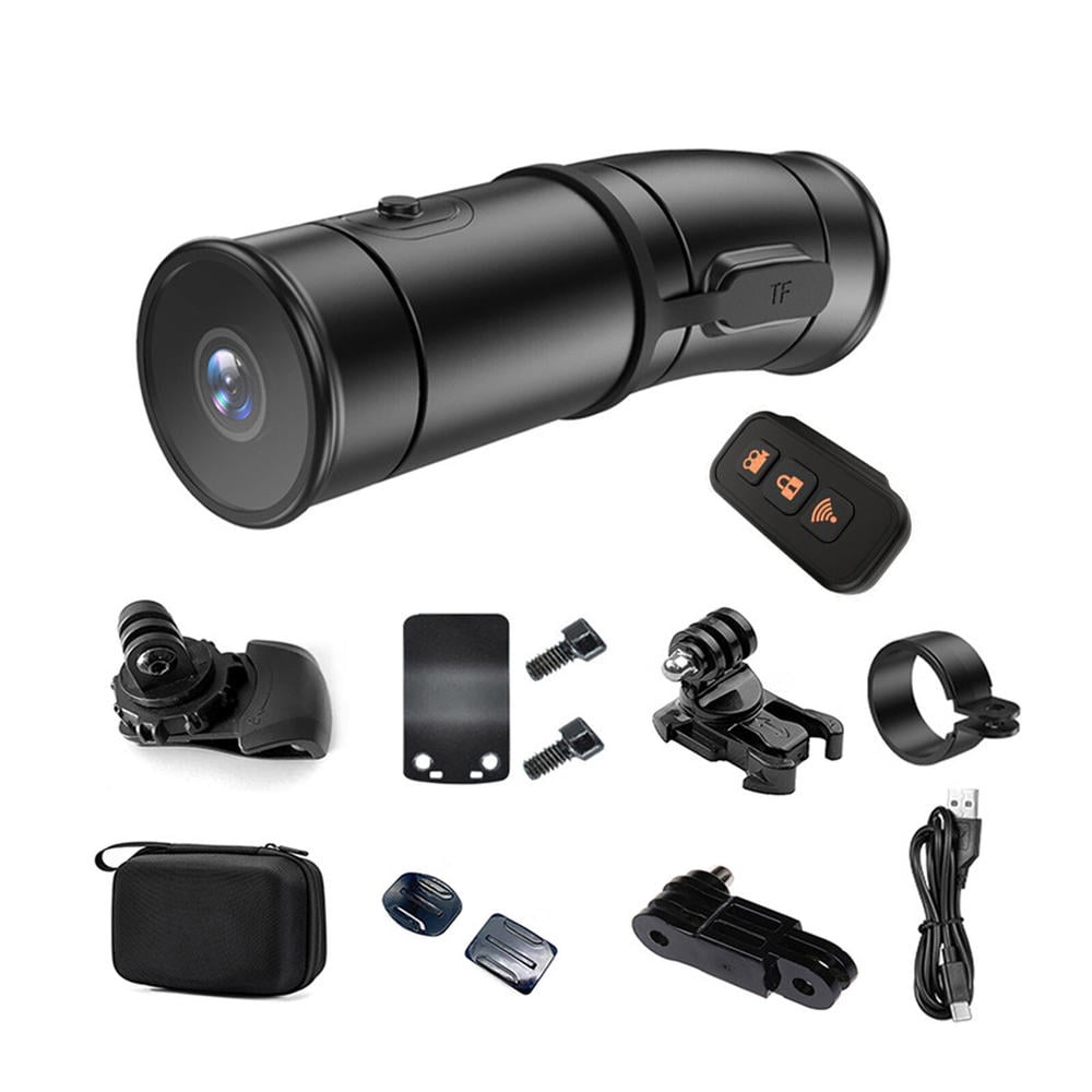 Motorcycle Front&Rear Dual Optics Helmet Recorder 170¡ãFisheye Perspective Recorder