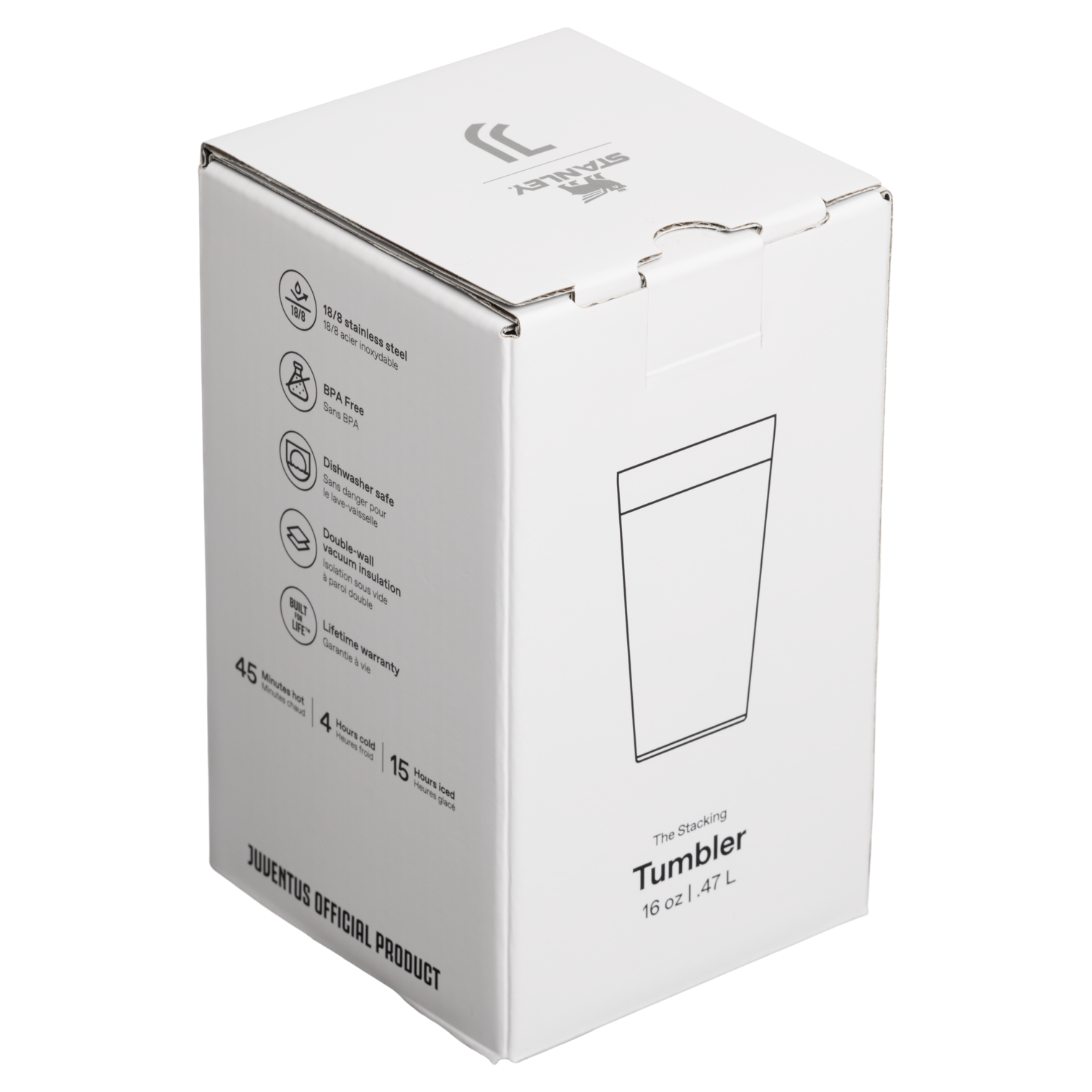 Stanley 1913 x Juventus Stay-Chill Stacking Pint D339K