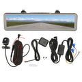10.6in Touch Screen 1080P Loop Recording Premium Detector Bluetooth 4G Wifi Vehicle DVR 2GB+AHD Backup Camcorder