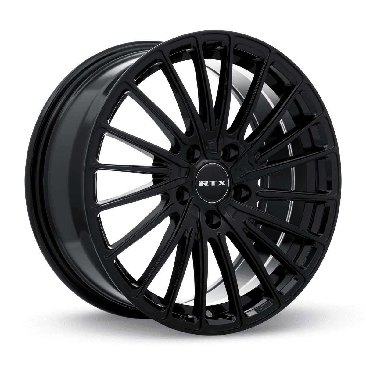 RTX Polar 17x7.5 5x114.3 ET40 CB73.1 Gloss Black Wheel