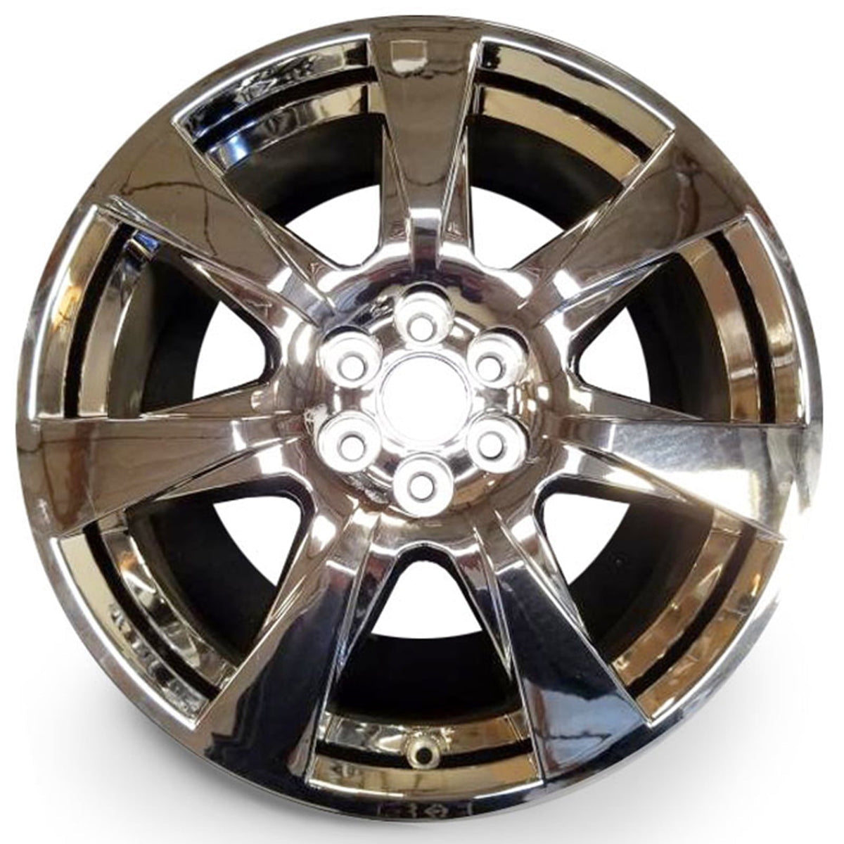 Brand New Single 20 20x8 Alloy Wheel with Chrome Clad Cover for Cadillac SRX 2010 2011 2012 2013 OEM Standard Replacement Rim 4666 04666
