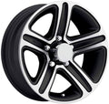 Sendel T09 15 5-Lug Boat Camper RV Trailer Wheel Rim Black Machined (QTY 1)