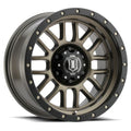17x8.5 Icon Alloys Alpha Bronze Wheel 5x5 (0mm) Fits select: 2010-2015 JEEP GRAND CHEROKEE, 2021 JEEP WRANGLER UNLIMITED