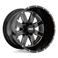 Moto Metal Cast Aluminum Rim MO962 20X10 6X135 G-BLK MILL -24MM, MO96221063324NUS