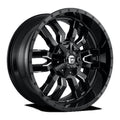 Fuel 1PC Aluminum Rim D595 SLEDGE 17X9in Gloss Black Milled Finish, D59517909849