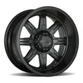 Ultra 229SB Menace 20x9 6x135/6x139.7 +18et Satin Black Satin Clear Coat Wheel Fits select: 2004-2023 FORD F150, 1999-2019 CHEVROLET SILVERADO