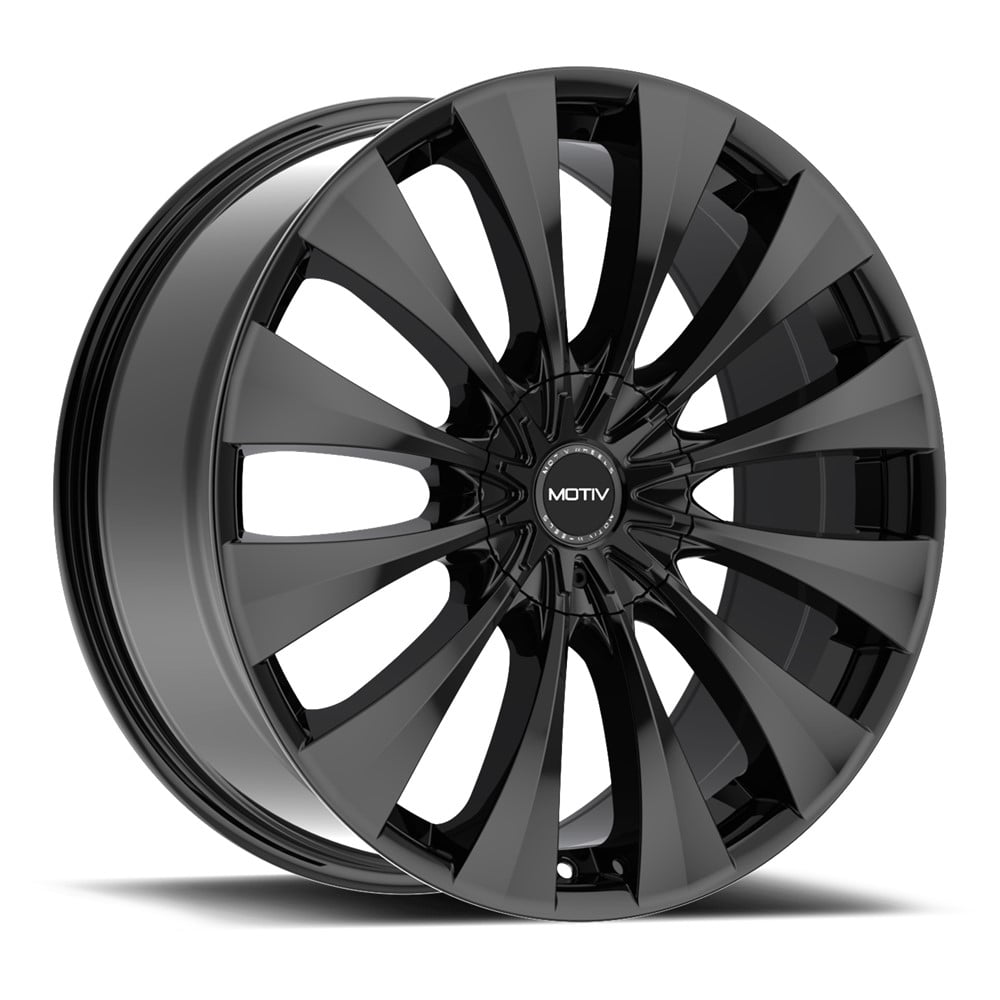 16x7.5 Motiv 436B Margin Gloss Black Wheel 5x112/5x4.5 (38mm)