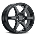 Raceline 146B-MATRIX 14 Cast Aluminum Wheel, MATRIX GLOSS BLACK 14X5.5 4X100/4X114.3 +35mm