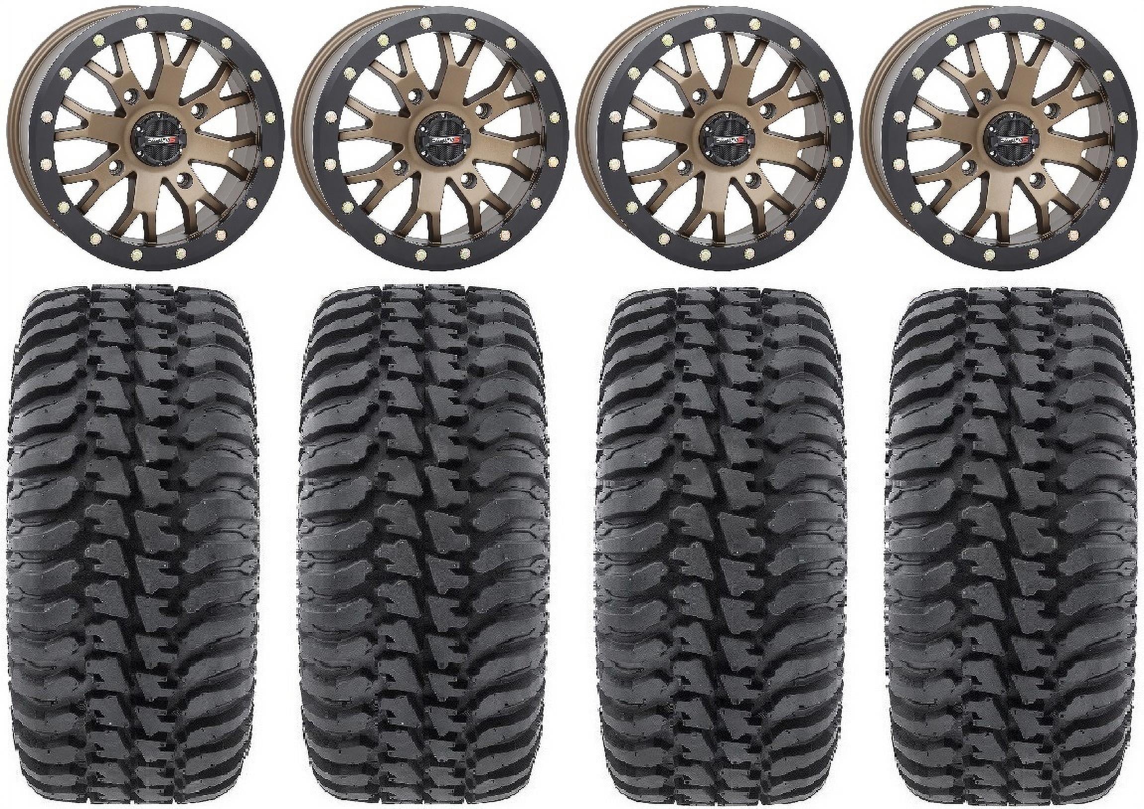 System 3 SB-4 Bronze (6+1) 15 Wheels 30 Regulator Tires Polaris RZR XP 1000 / PRO XP / Ranger XP 900/1000