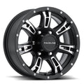 15x6 Raceline 840 Arsenal Trailer Black Machined Wheel 6x5.5 (0mm)
