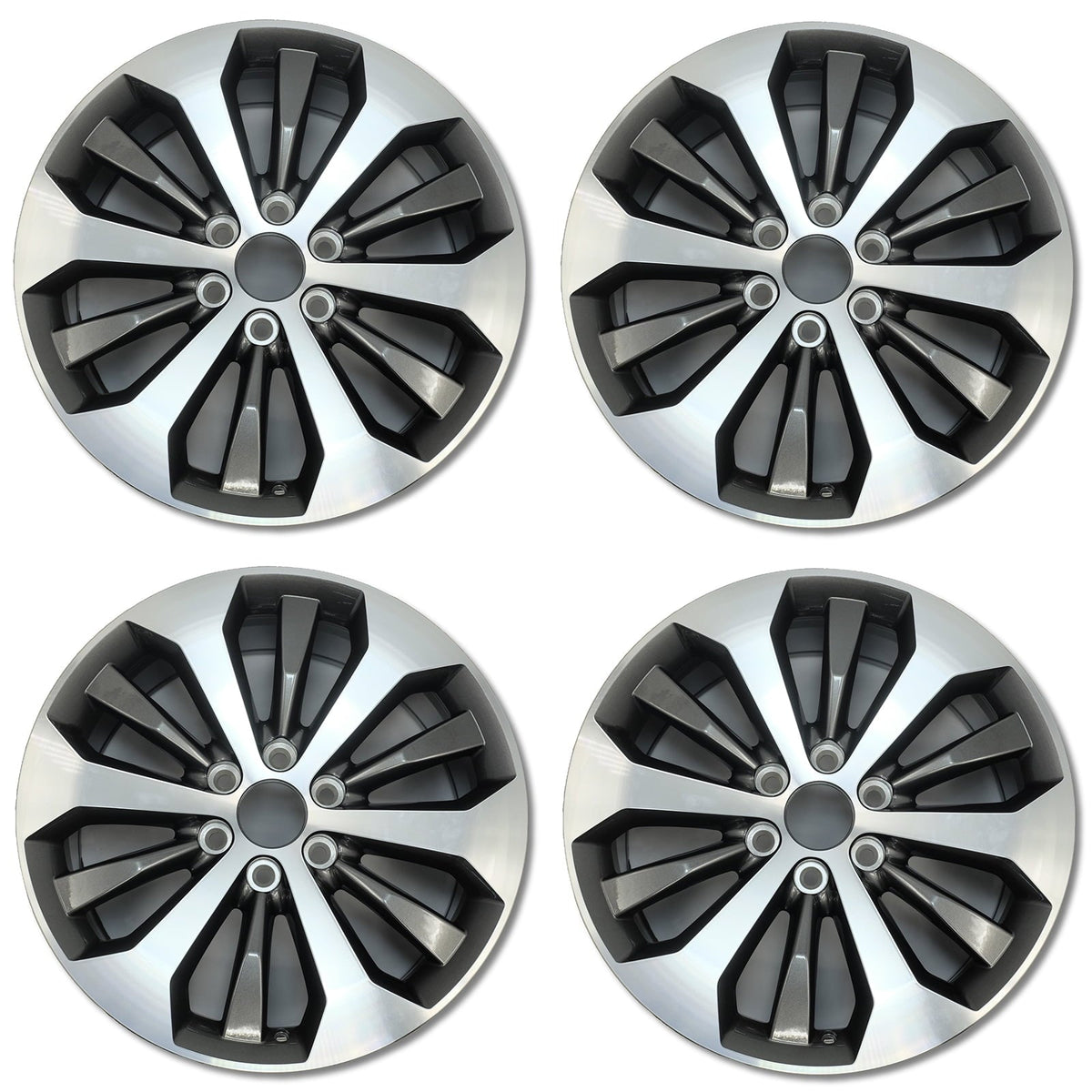For Ford F150 Pickup 2015-2020 OEM Design Wheel 20 Machined Charcoal Set of 4 20x8.5 Replacement Rim HL341007JA