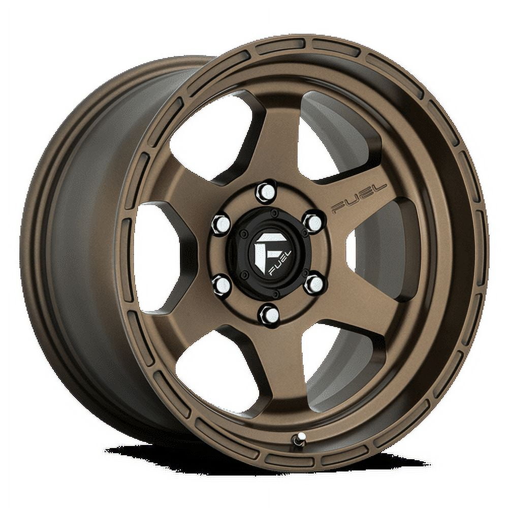 Fuel 1PC Aluminum Rim D666 SHOK 18X9in Matte Bronze Finish, D66618908445