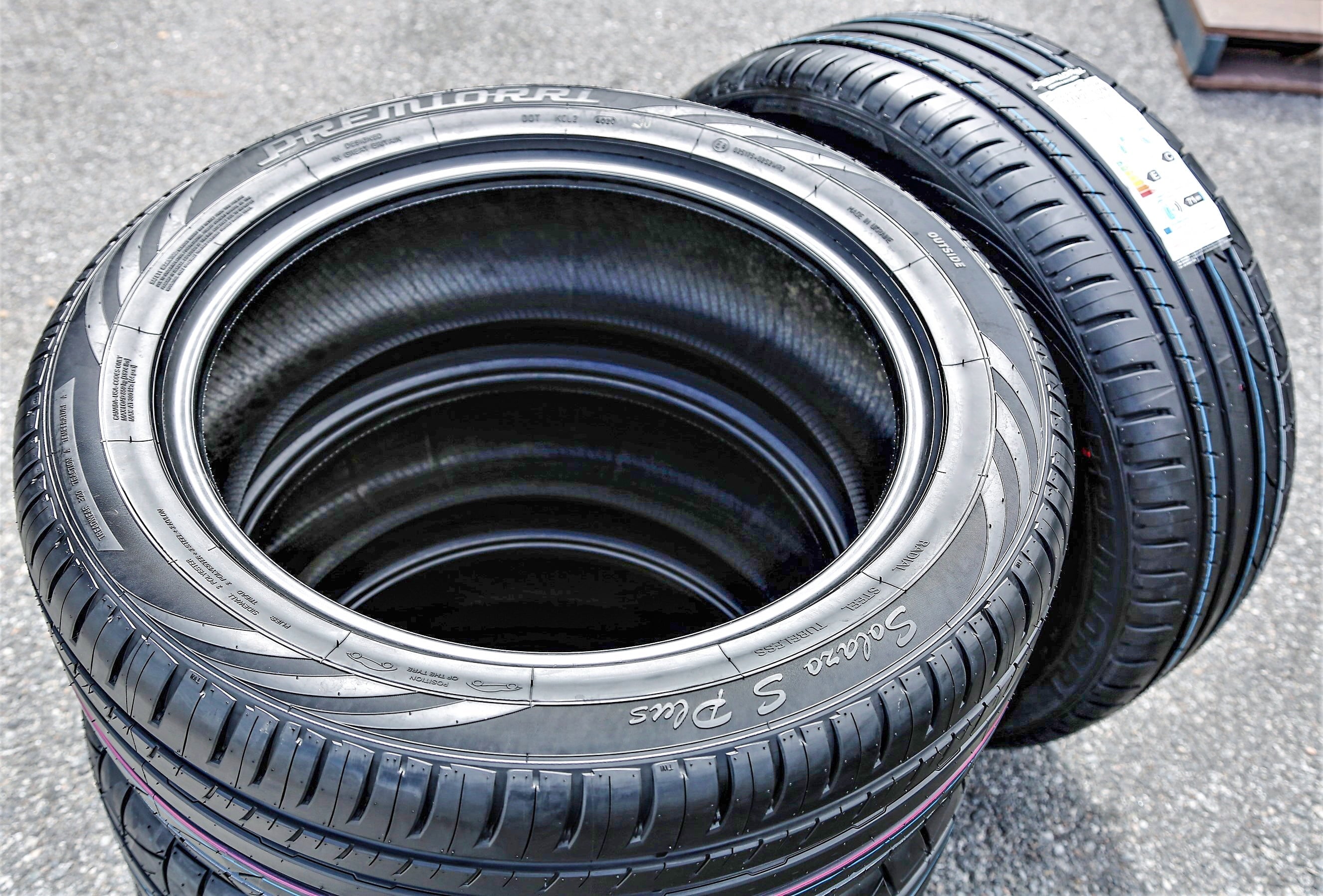 Pair of 2 (TWO) Premiorri Solazo Pre-owned Plus 235/55R18 100V Performance Tires